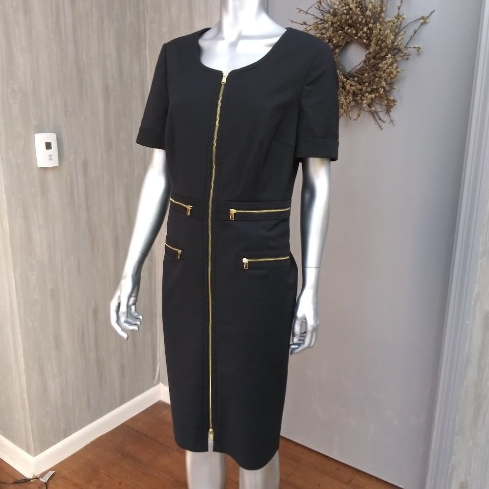 Carlisle Lined Fall/Winter Dress with Gold Zippers